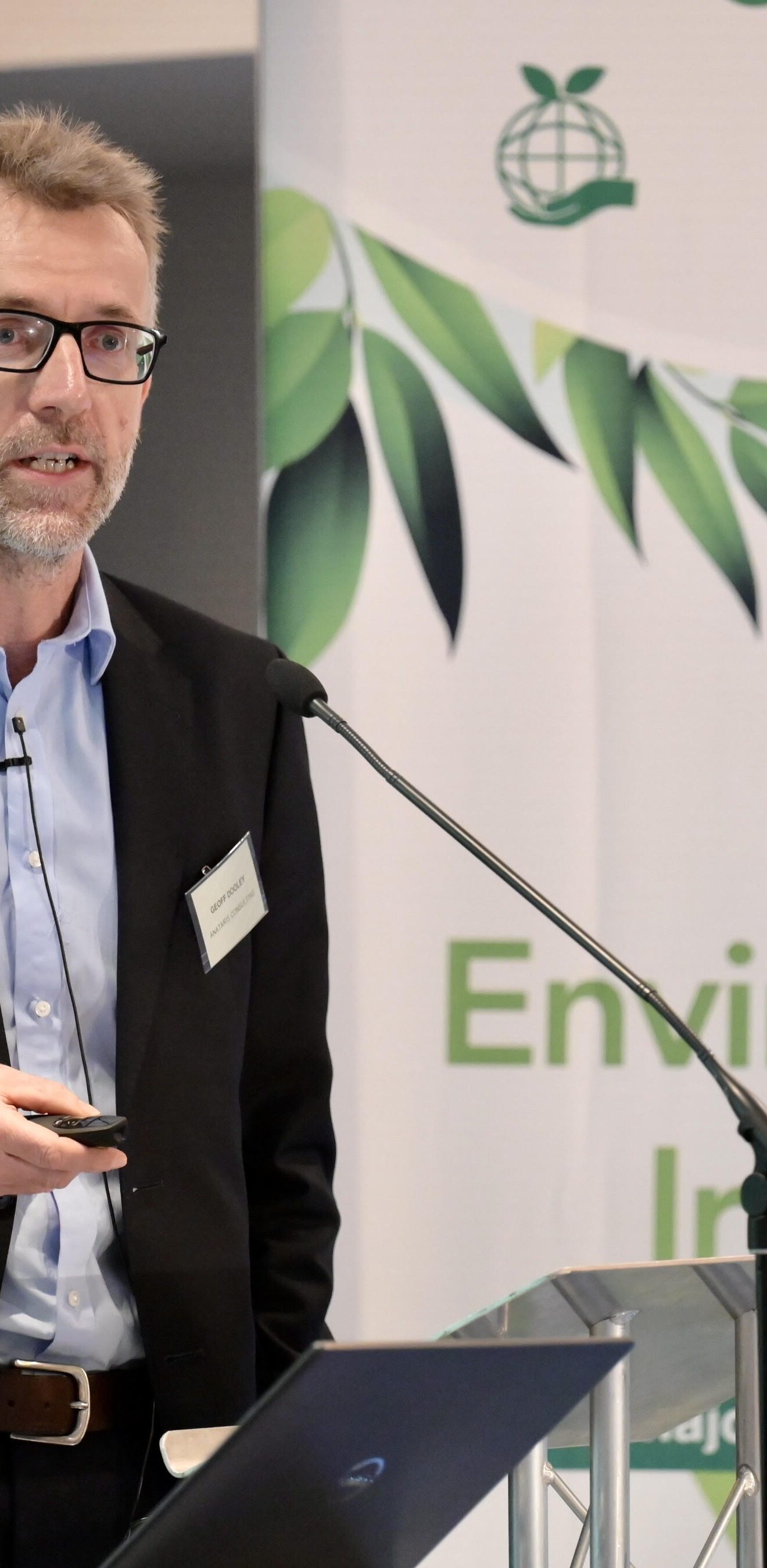 Environmental Ireland Conference, speaker picture Geoff Dooley