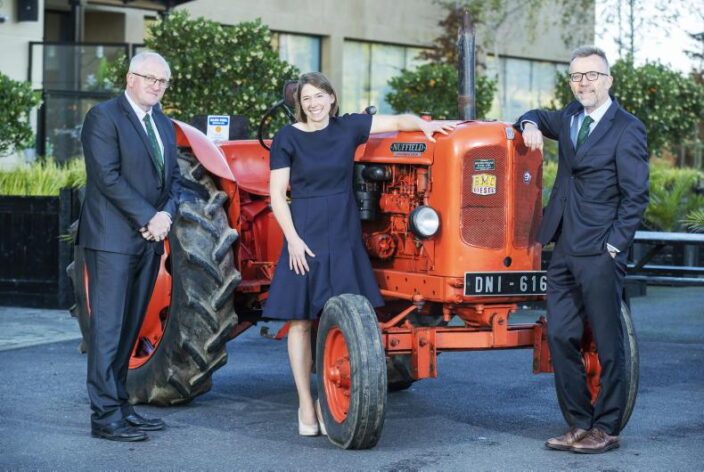 At the Nuffield Ireland conference with Joe Leonard (Chair) and Gillian O'Sullivan (Dairy farmer and veterinarian)